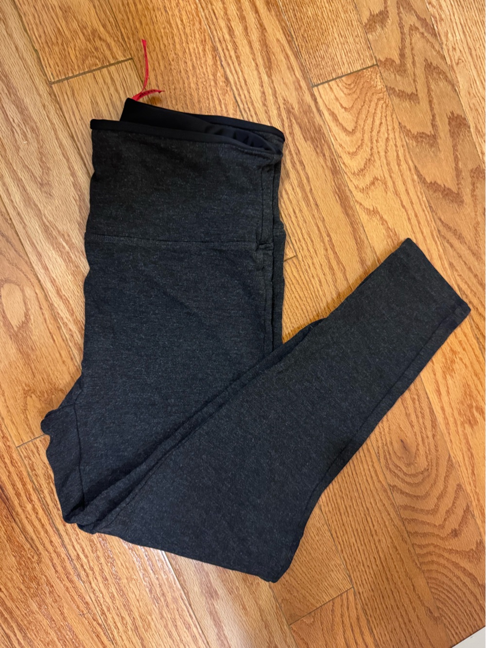 SPANX Dark Charcoal High-Waist Leggings